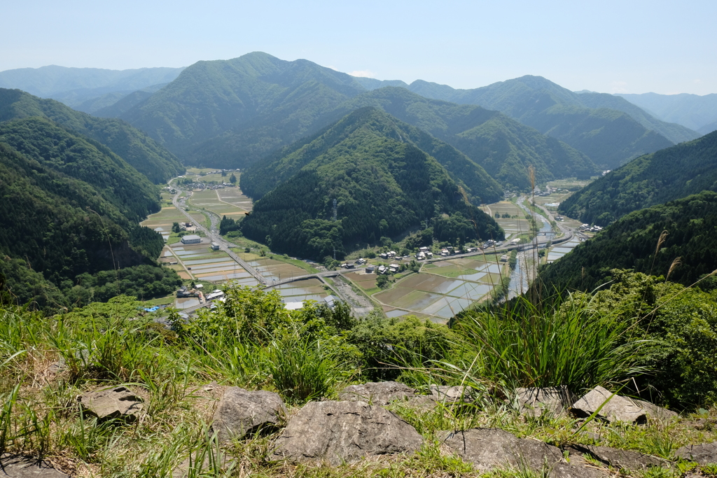 若桜鬼ケ城より