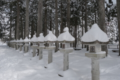 雪の高野山