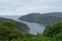 浜田城本丸からの景色