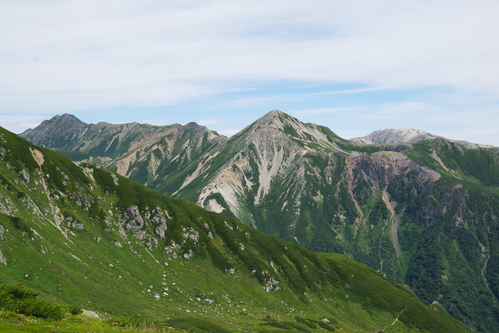 鷲羽岳 aug. 2018