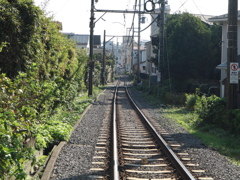 江ノ電の鉄路