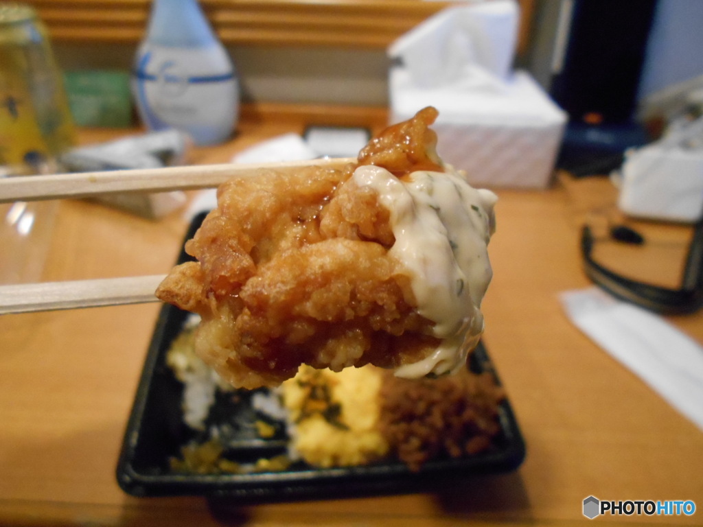 名古屋の思い出(唐揚げ弁当)