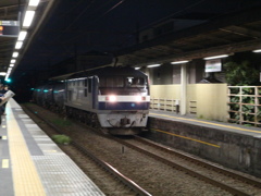 朝の貨物列車