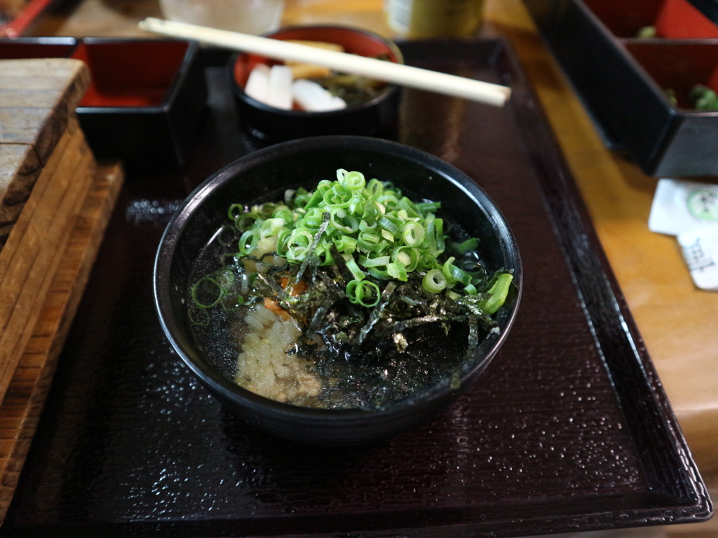 釜飯のお茶漬け