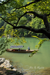 新緑の嵐山