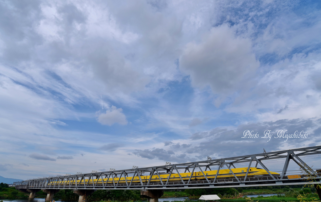 台風に向かって