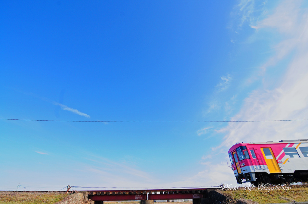 早春の北条鉄道