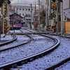 薄っすらと雪化粧