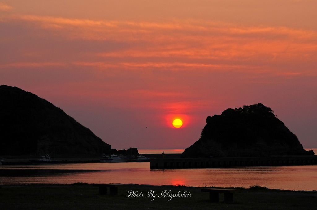 浅茂川の夕景２