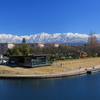 富山環水公園からの立山連峰