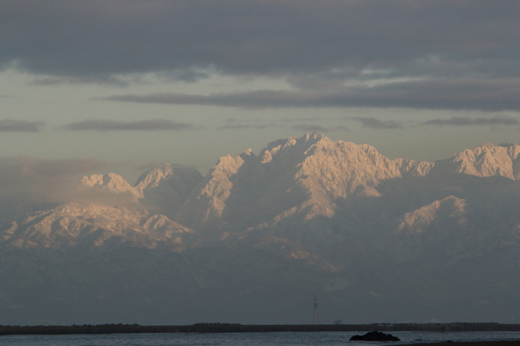 冬の立山連峰