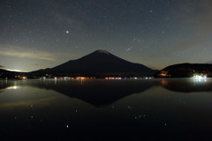 山中湖の夜景