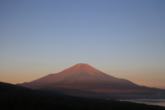 燃える富士山