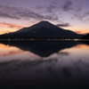 山中湖　夕景