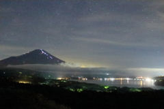 人富士と山中湖