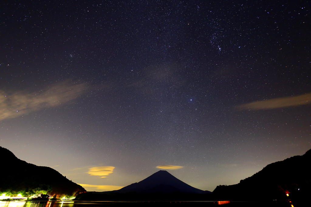 精進湖夜景