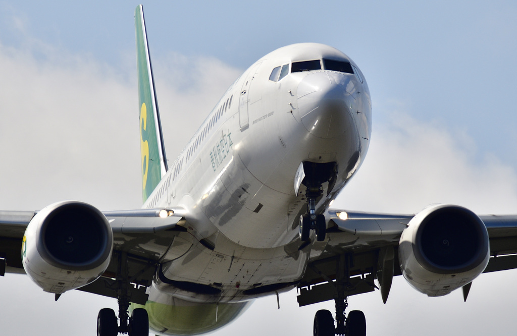 春秋航空B738着陸