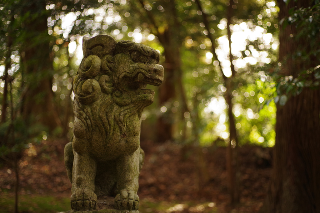 太玉神社 吽形