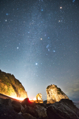 湧き上がる光柱