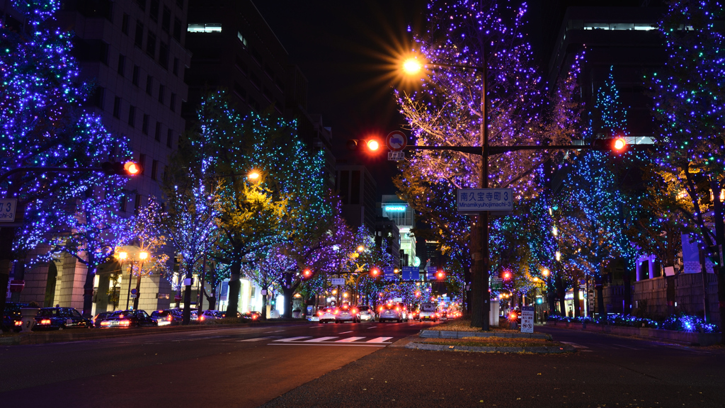 御堂筋イルミネーション難波