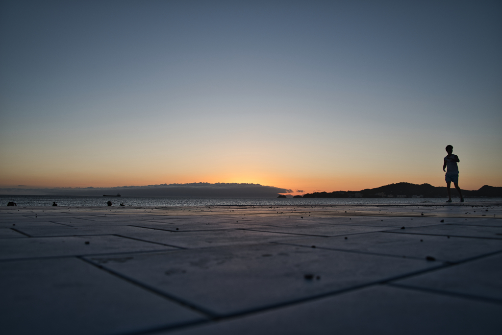 夕夏のなごりを感じ