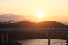 瀬戸内の夕日