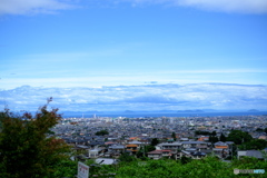雨上がりの青空