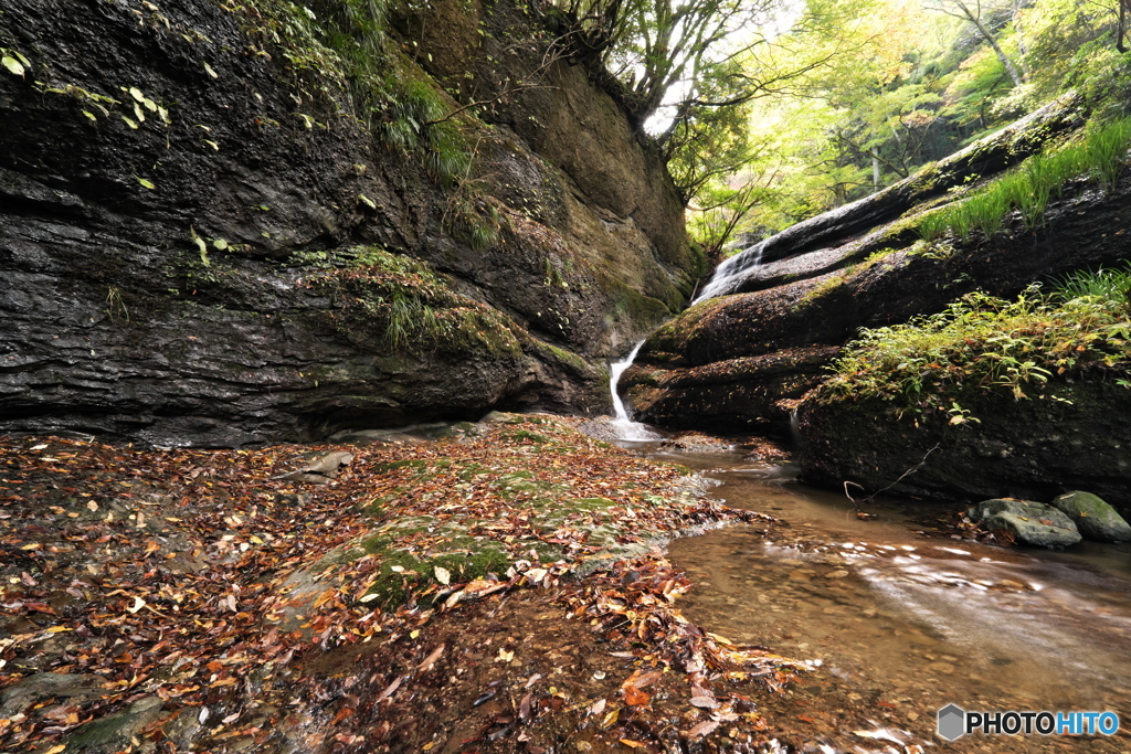秋の滑川渓谷