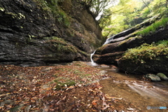 秋の滑川渓谷