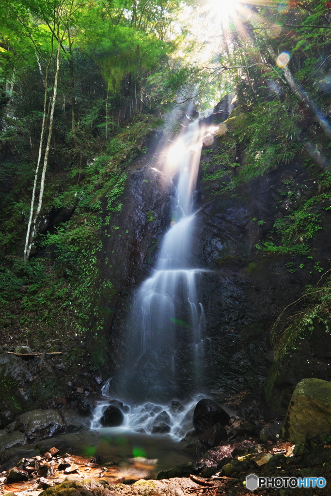 白糸の滝　愛媛県東温市