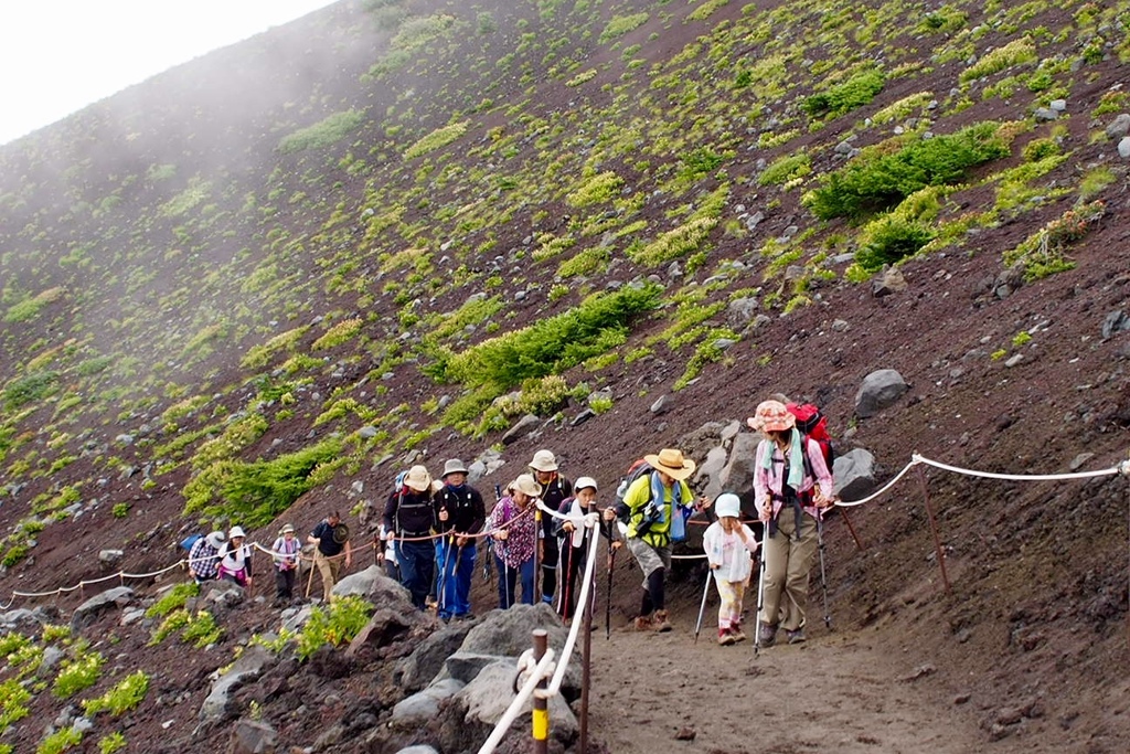 富士山五合目にて４