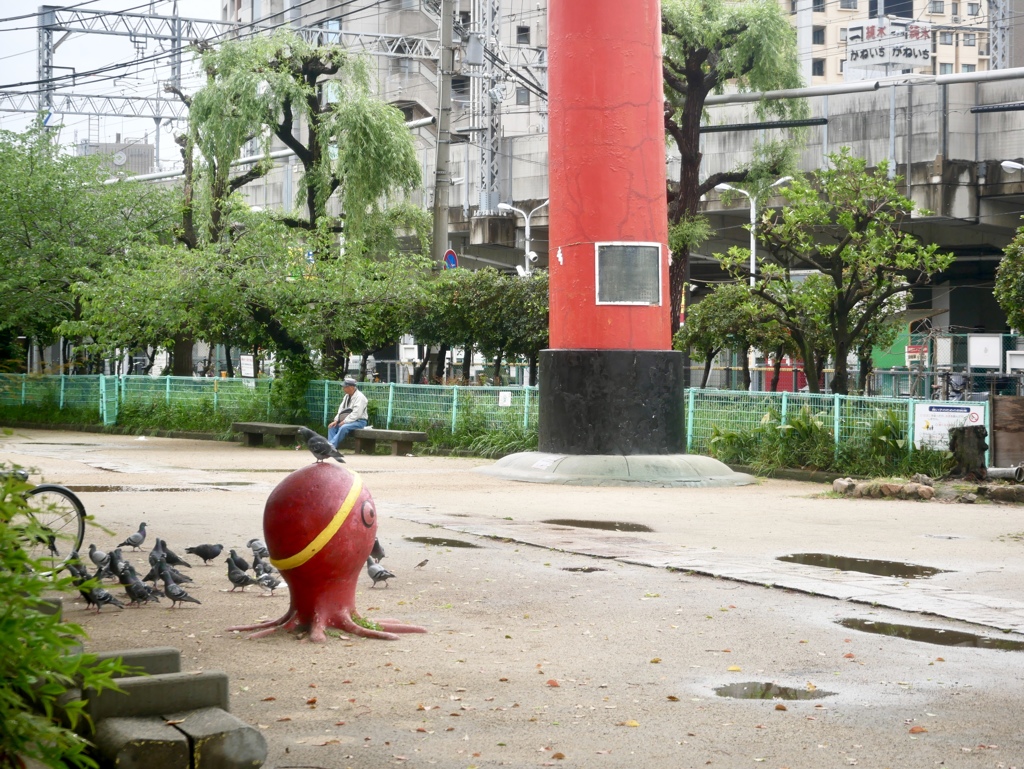 雨上がりの尼崎えびす神社３