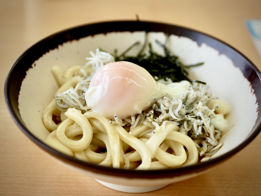 しらすぶっかけうどん