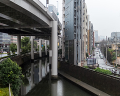 雨の飯田橋