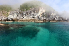 霧の牛滝漁港