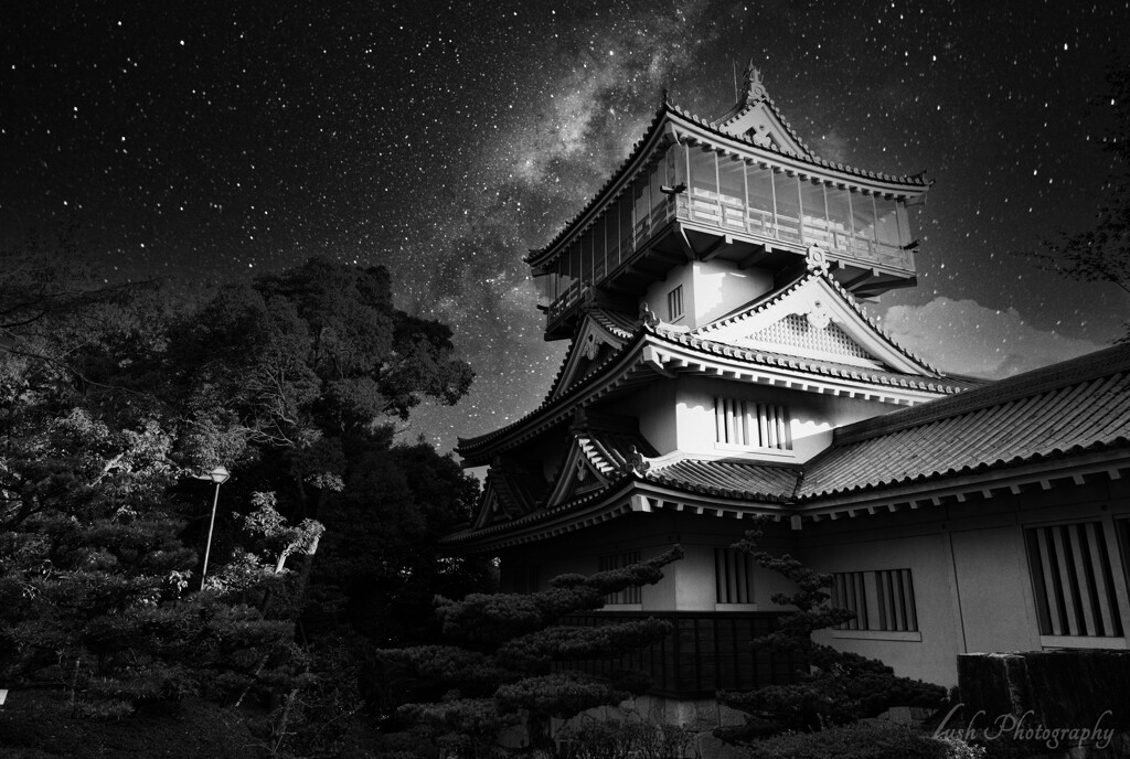 岩崎城の夜・・・