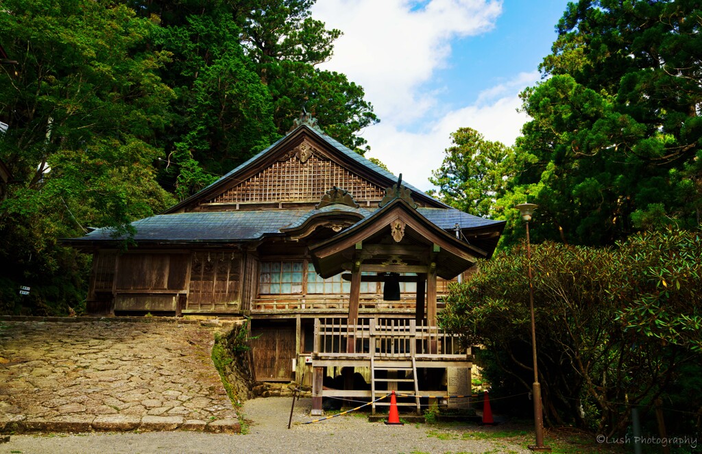 玉置神社　梵鐘　社務所