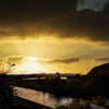 犬山市の夕暮れ・・・