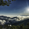 荒神岳から大峰山系を望む・・・