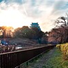 名古屋城夕景・・・