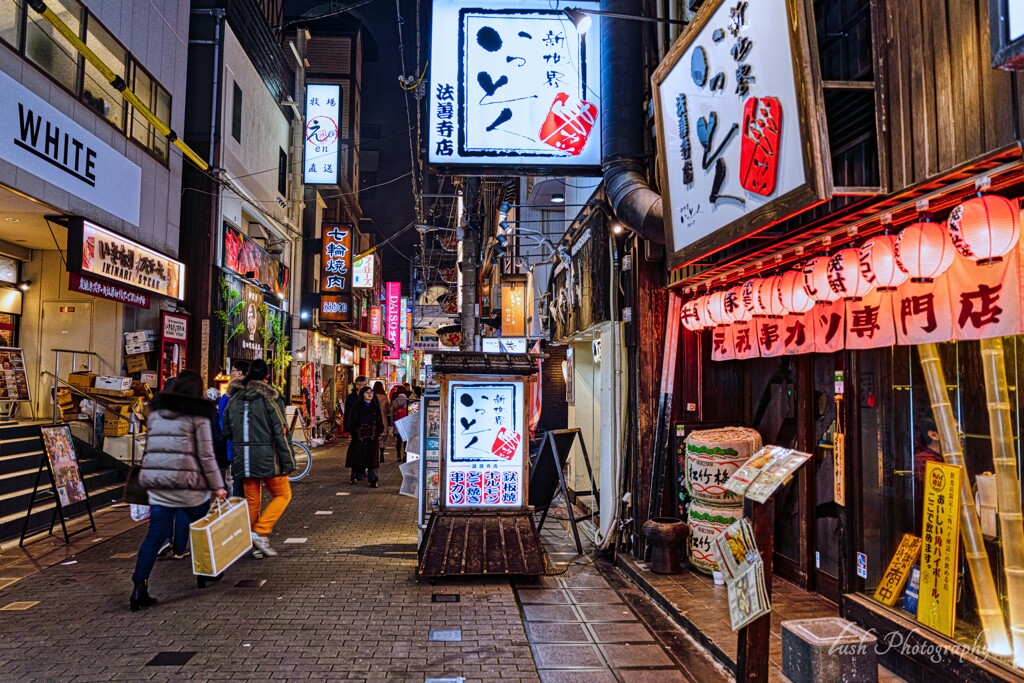 土曜日の法善寺周辺・・・