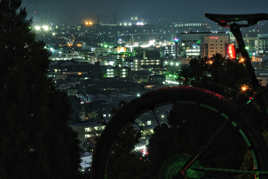 夜練の夜景