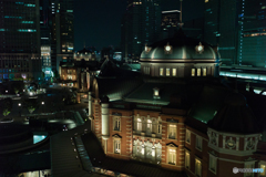 東京駅の夜景
