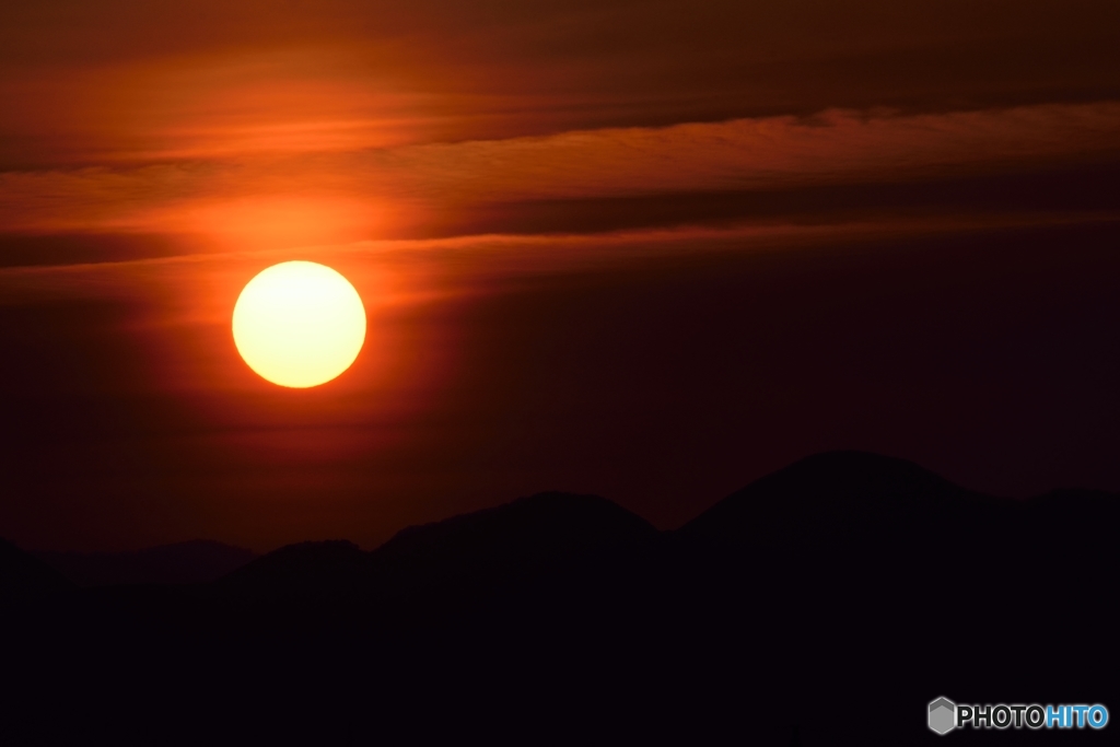 夕日