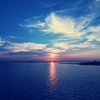 綺麗な夕焼け　江川海岸