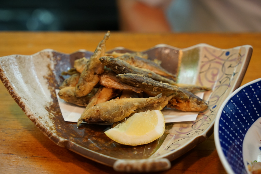 小あじのから揚げ