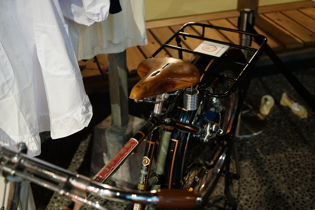 昔の自転車