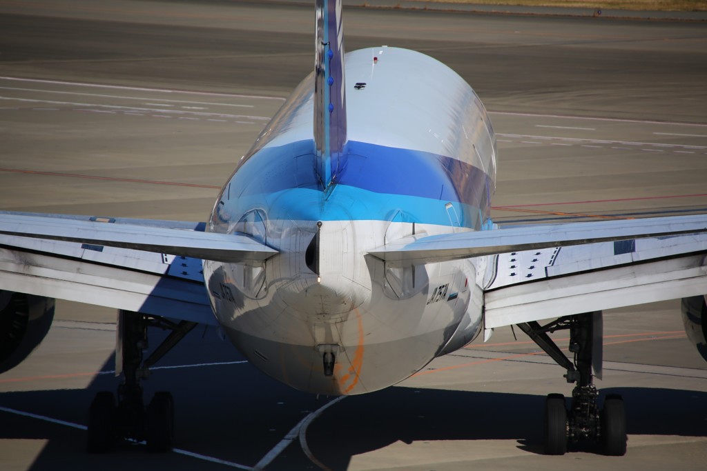 旅客機のお尻が好きです。