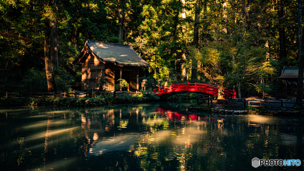 小國神社 事待池八王子社