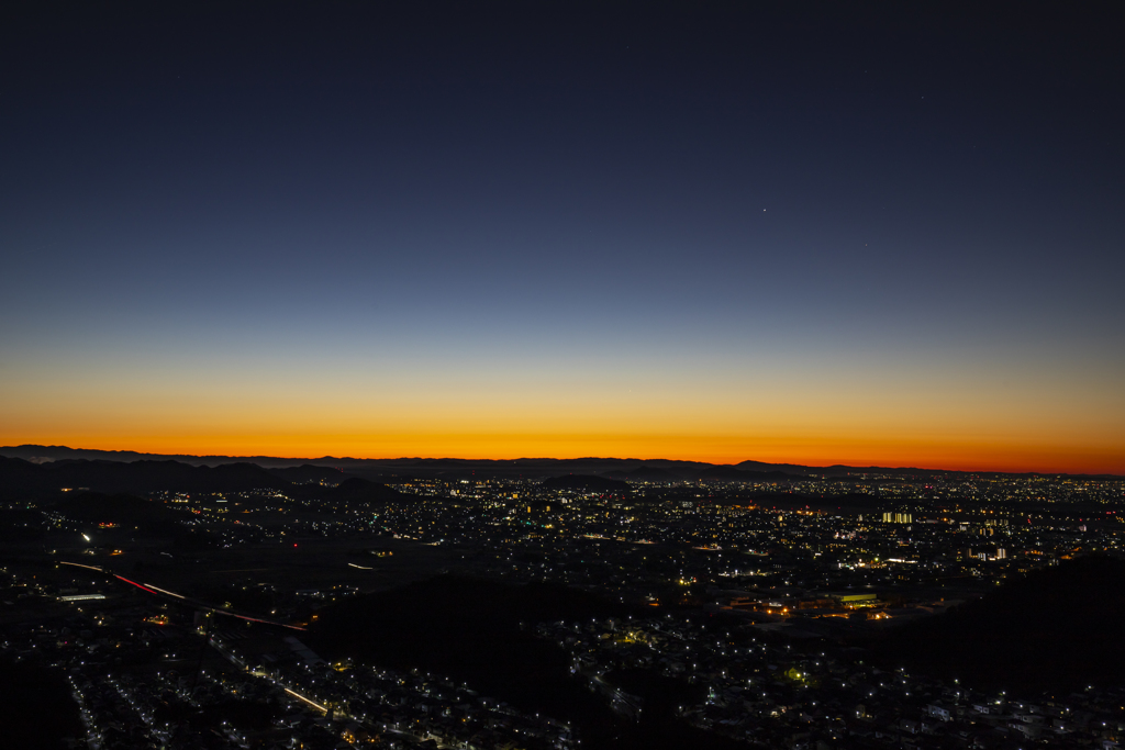 山頂よりの夜景